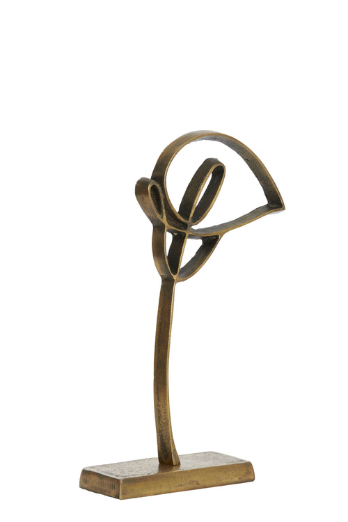 Light & Living ornament CALLA - 19x8x38cm - brons