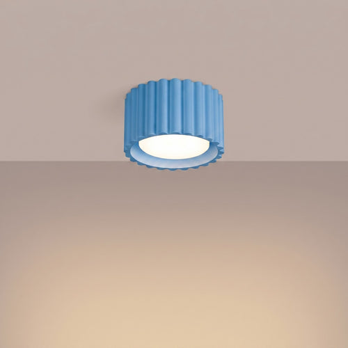 Sollux Lighting Plafondlamp AURA 1 azuur Gx53 - 10x10x6cm