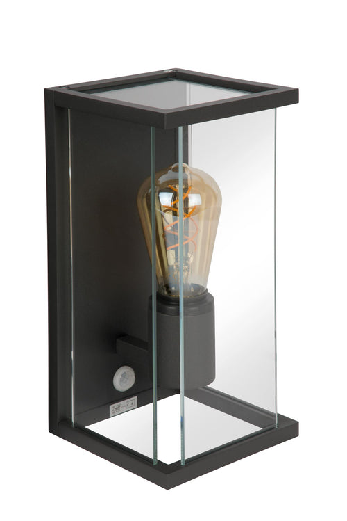 Lucide wandlamp CLAIRE - 1xE27 - Antraciet