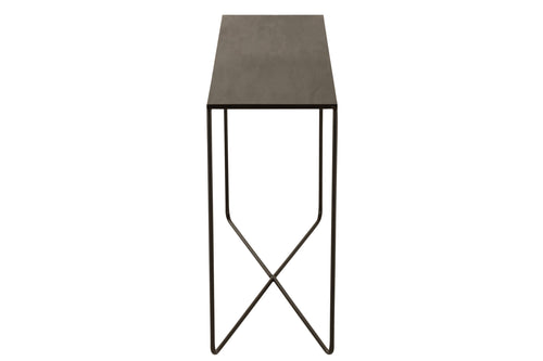 J-Line console Rechthoek Kruis Frame - metaal - zwart