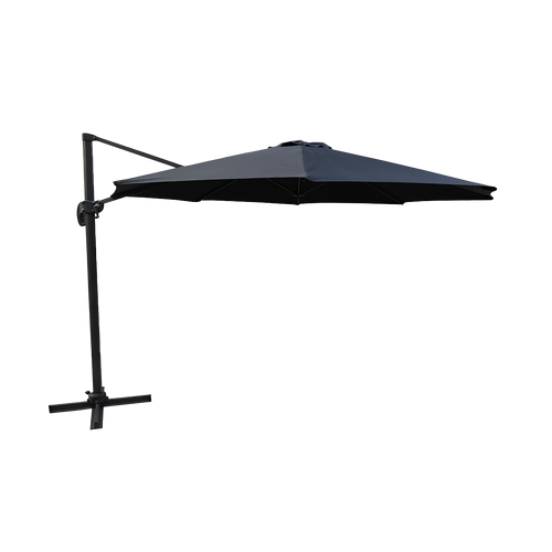 Nest outdoor Brandon Zweefparasol Zwart Ø 350 cm - vtwonen shop