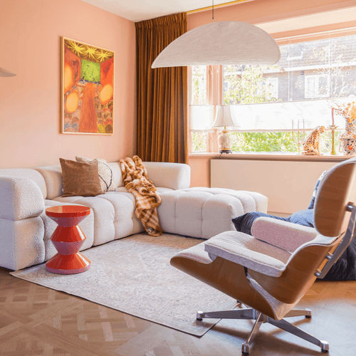 Interieur05 Vintage vloerkleed Ethel Bruin - 330 x 240 cm - vtwonen shop