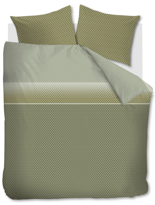 Beddinghouse Dekbedovertrek Riven - 240 x 200/220 cm - Groen
