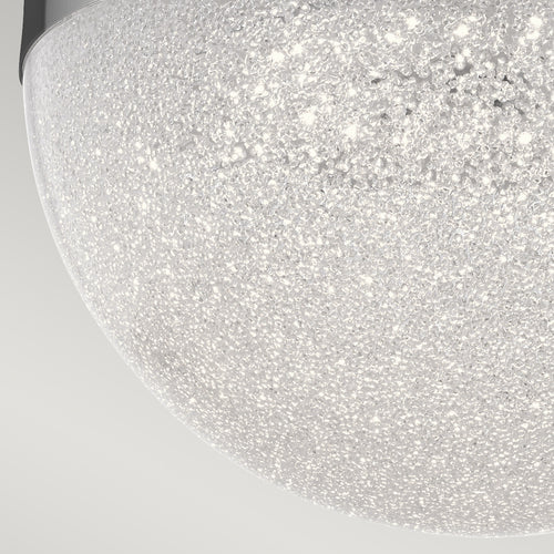 Elstead Kichler Moonlit Geïntegreerde bolvormige LED-plafondlamp, gepolijst chroom, 3000K