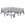 Garden Impressionslounge dining set Cameron 4-delig links - valley sand
