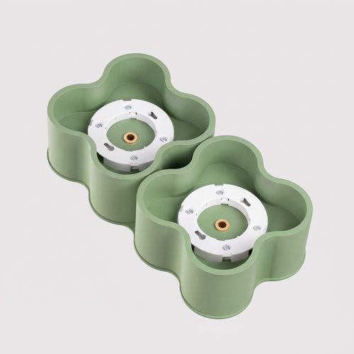 Sollux Lighting Plafondlamp OVIO 2 saliegroen Gx53 - 24,5x12x8cm