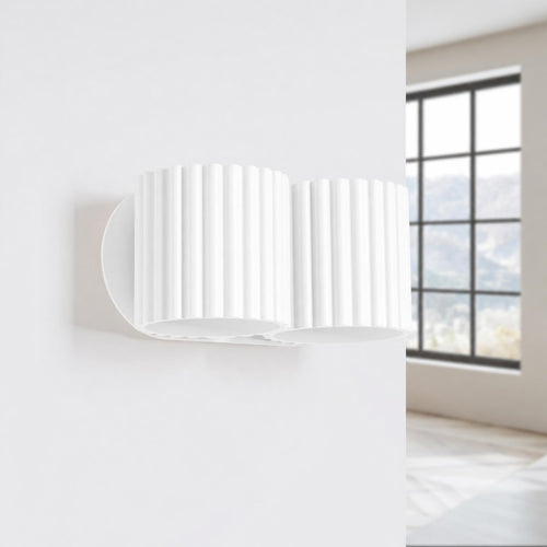 Sollux Lighting Wandlamp AURA 2 wit G9 - 21x12x10cm