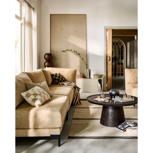 vtwonen loveseat bank element Couple - Polyester - Butter Melange - 89x100x100 - vtwonen shop