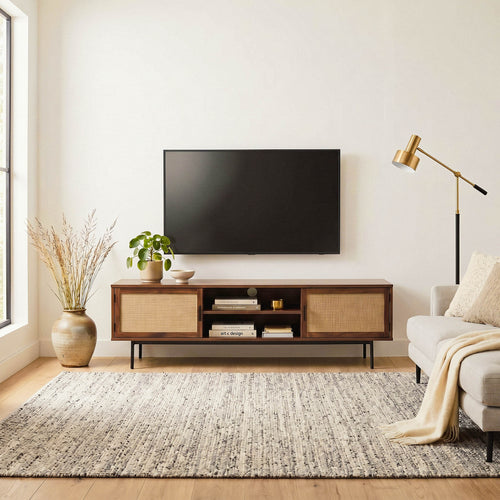 Calicosy - JETSON TV-meubel - Donker hout - 39,5x140x45 cm