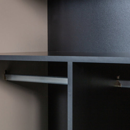 vtwonen kledingkast 100 cm Daily - Grenen - Dakargrau - 200x100x58