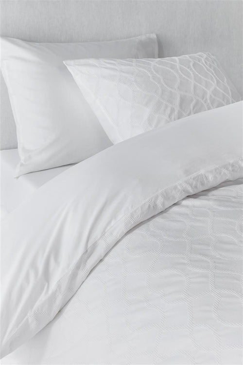 Beddinghouse Milky dekbedovertrek - Effen - Lits-Jumeaux - 240x200/220 cm - Wit - vtwonen shop