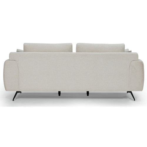 Furnhouse 3-zitsbank Detroit - Crème wit - Stof - 92x217x84