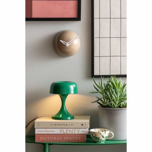 Karlsson wandklok Cool Retro Cap - grijs - Ø15cm