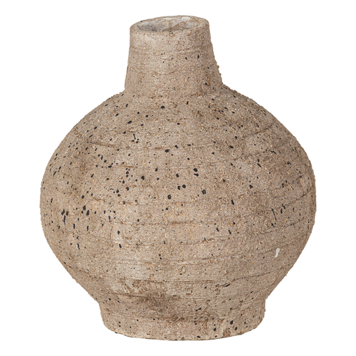 WOOOD decoratie vaas Sive - Klei - Zand - 25x22x22