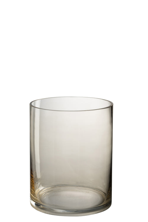 J-Line windlicht Wls Rond - glas - beige - vtwonen shop