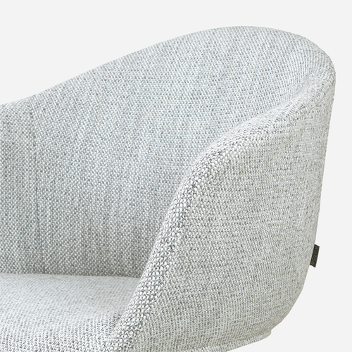 Nolon Nino-Otis barkruk grijs melange - zwart onderstel - 65 cm - vtwonen shop