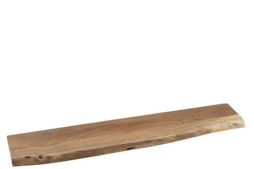 J-Line wandplank Gerard - hout - naturel - large