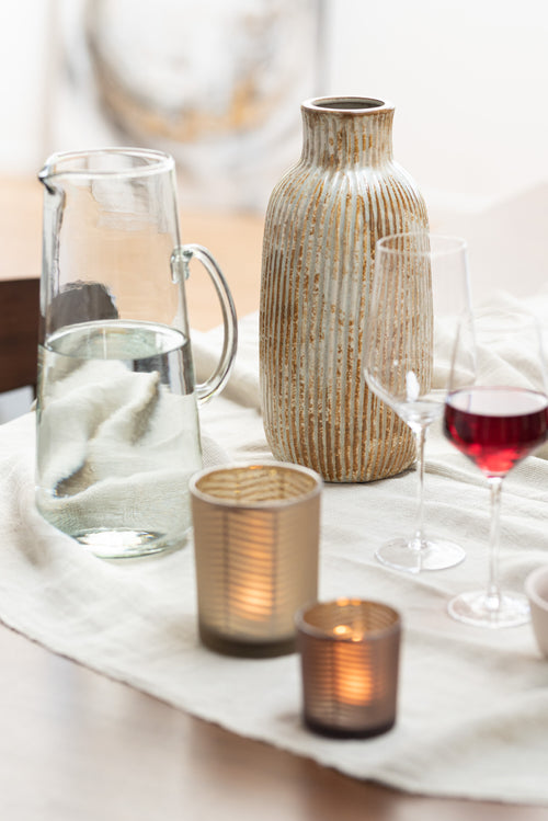 J-Line karaf Ella - glas - transparant - extra large - vtwonen shop