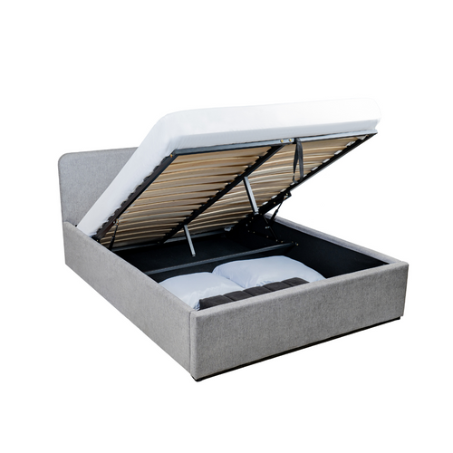 Calicosy - YSÉE Bed met opbergruimte - Grijs - 150x205x88 cm
