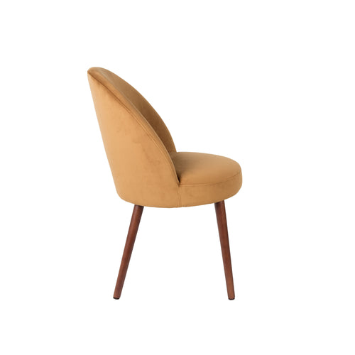 Dutchbone Barbara Eetkamerstoelen  Camel - Set van 2 - vtwonen shop