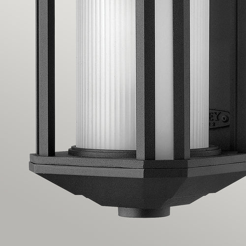 Castelle Hinkley Outdoor 1-lichts kleine wandlantaarn zwart IP44