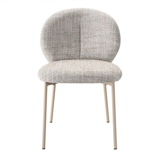 Calicosy - Set van 2 Stoelen AMBRE - Beige 60x48x80 cm