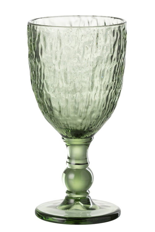 J-Line wijnglas Vera - polyresin - groen - vtwonen shop