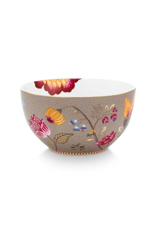 Pip Studio Ontbijt serviesset - Blooming Tales - Khaki