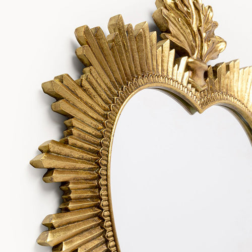 Kare Design Spiegel hart goud 54x49cm