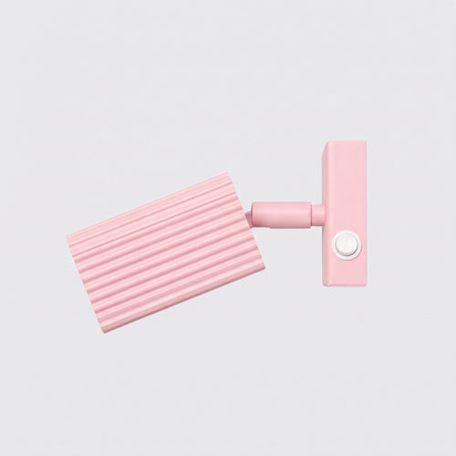 Sollux Lighting Wandlamp RAYO roze met schakelaar - 8x16x16cm