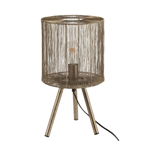 J-Line lamp - metaal Antiek - bruin - small