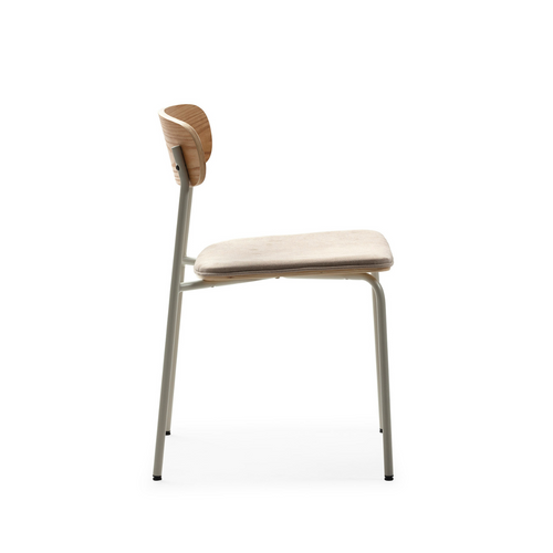Calicosy - ADRIANA Set van 2 stoelen in stof - Grijs - 51x46x47 cm