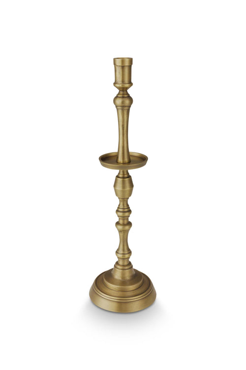 vtwonen - Kandelaar - Metaal - Goud - 15x50 cm
