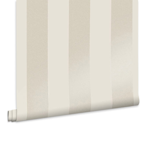 Laura Ashley Vliesbehang - Lille Pearlescent Stripe Linen