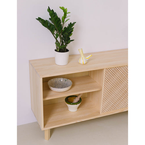 Naan Furniture Dressoir Moraig - Natuurlijk gelakt grenen - 150 cm - vtwonen shop