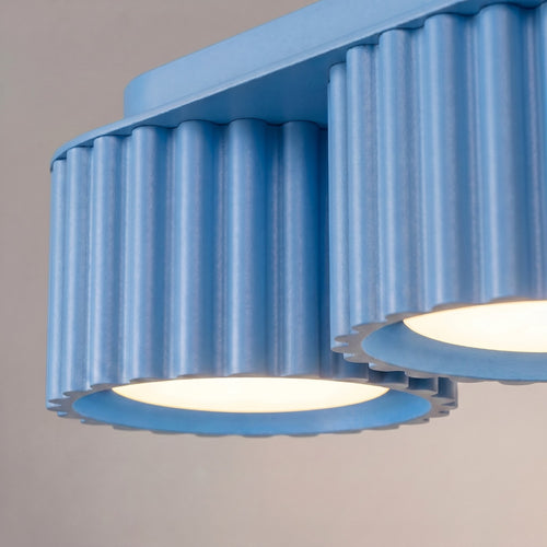 Sollux Lighting Plafondlamp AURA 3 azuur Gx53 - 32,5x10x8cm