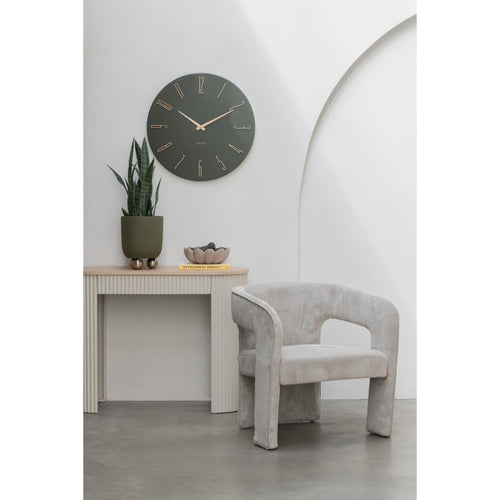 Leitmotiv side table Estriado - grijs - 100x40x76.5cm
