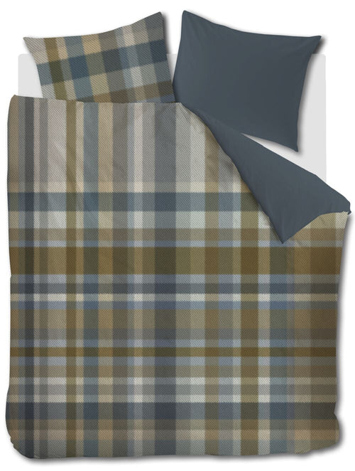 Beddinghouse Dekbedovertrek Glynn - 200 x 200/220 cm - Blauw