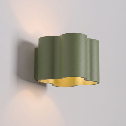 Sollux Lighting Wandlamp OVIO olijfgroen G9 - 12x14,5x10cm