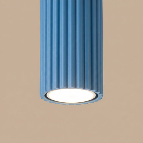 Sollux Lighting Plafondlamp KARBON 10 azuur - 6,5x6,5x10cm