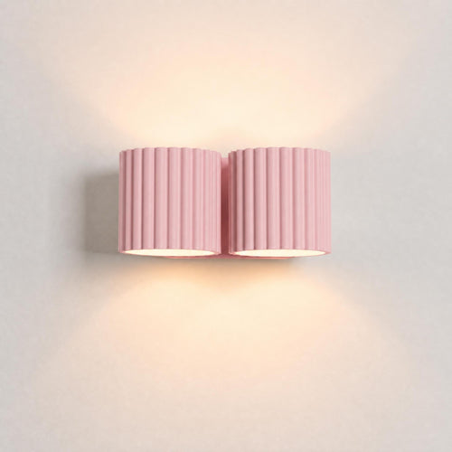Sollux Lighting Wandlamp AURA 2 roze G9 - 21x12x10cm