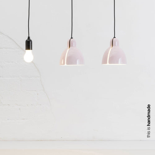 Faro Venice Roze koepel hanglamp