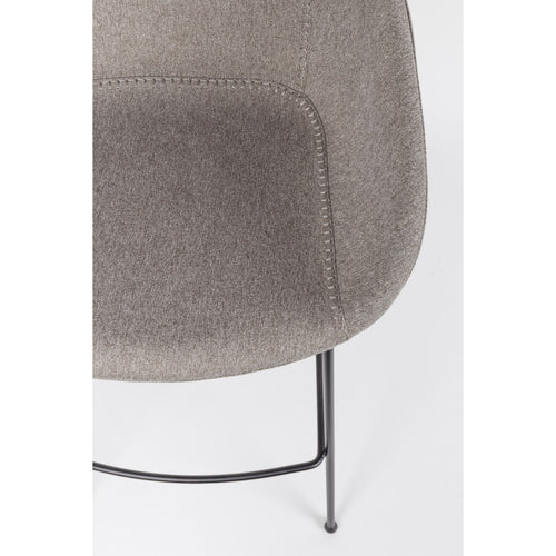 Zuiver Feston Barkrukken rugleuning 65 cm Grijs - Set van 2