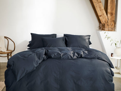 Yumeko dekbedovertrek katoen satijn blueberry 240x220 +2/60x70 - vtwonen shop