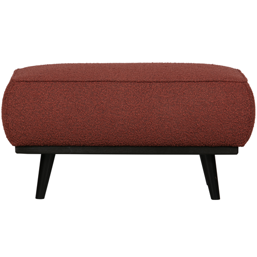 WOOOD hocker Statement - Bouclé - Chestnut - 40x80x55 - vtwonen shop