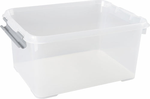Curver Handy+ Opbergbox - 15L - 6 stuks - Transparant met deksel