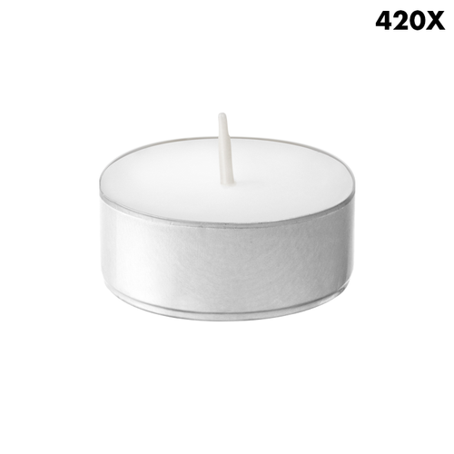 Bolsius waxinelichtjes - 420 stuks - 6 branduren - vtwonen shop