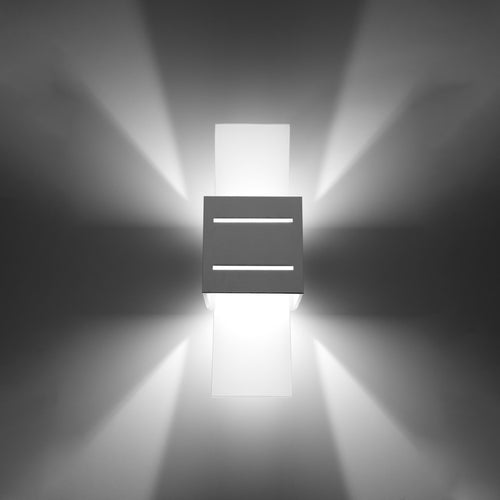 Sollux Lighting Wandlamp LORETO wit - 10x12x30cm