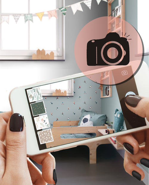 ESTAhome behang voetbalspelers lichtblauw - 50 x 900 cm - 131280 - vtwonen shop