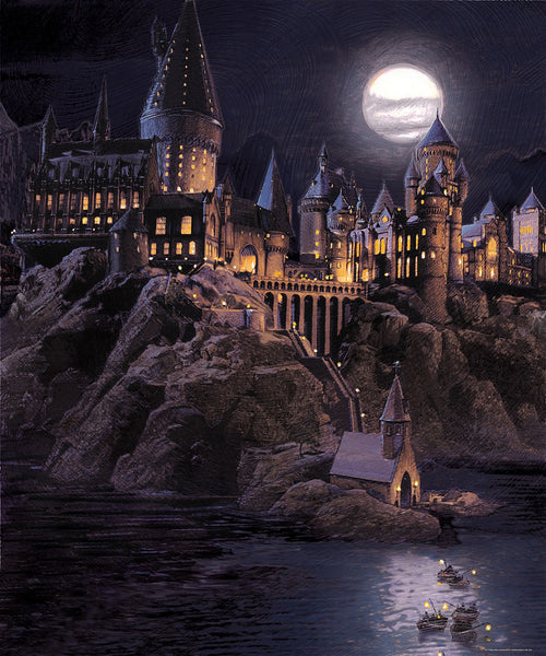 Sanders & Sanders fotobehang Harry Potter Zweinstein meerkleurig 270 x 225 cm 601210
